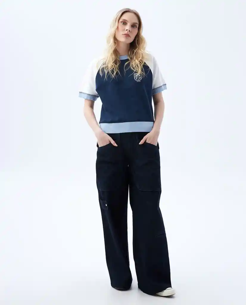 Camiseta de Silueta Amplia Para Mujer