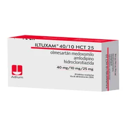 Iltuxam Hct Olmesartan/amlodipino/hidroclorotiazida 40/10/25 Mg