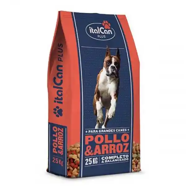 Italcan Plus Pollo y Arroz 25 Kg