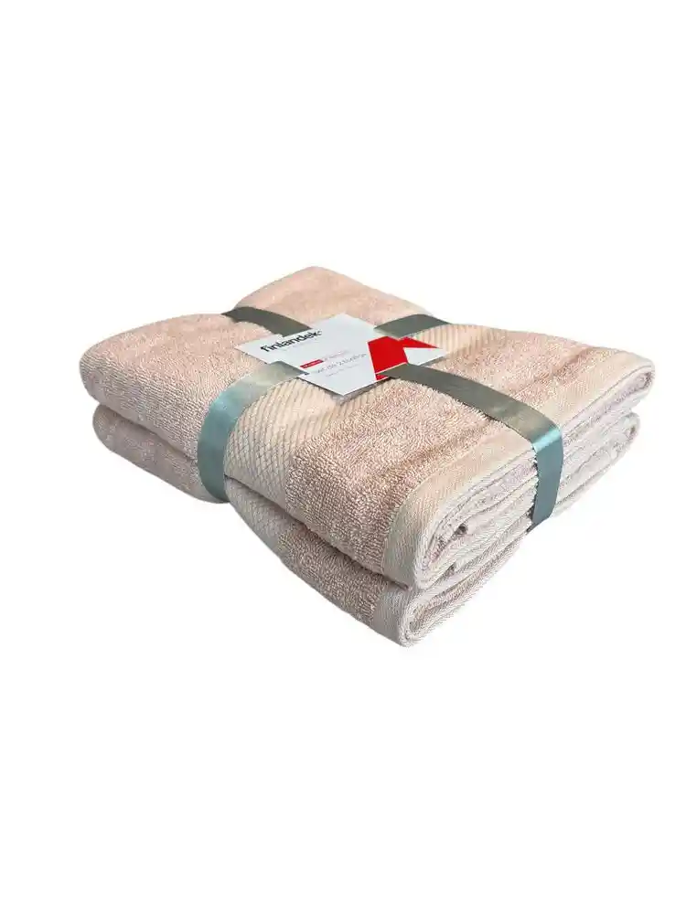 Setx2 Pzas Toalla Baño Finlandek Toacotton8