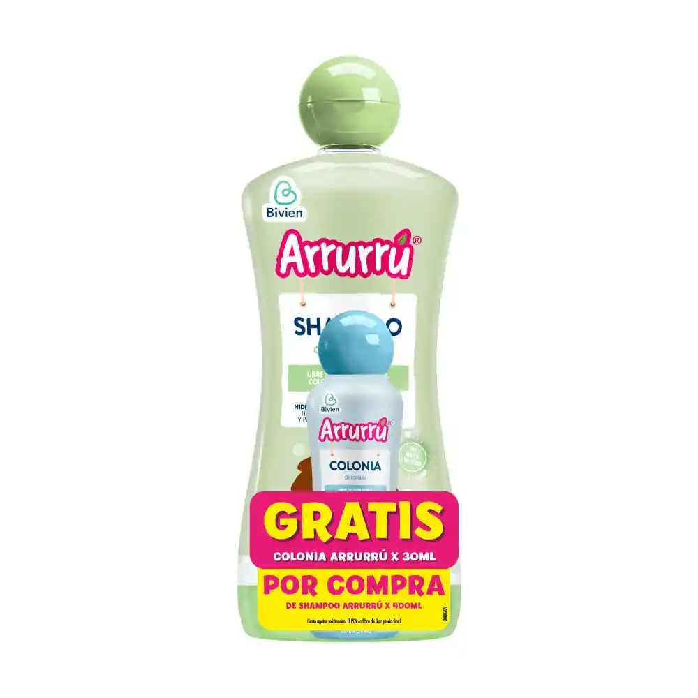 Shampoo Arrurru + Grt. Colonia Azul