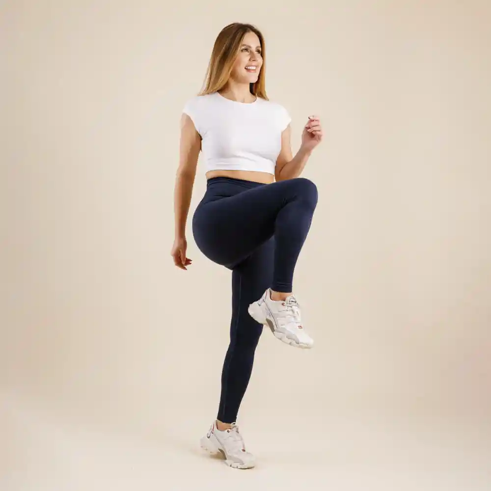 Leggins Térmico Para Mujer Azul 1t6532 Talla L