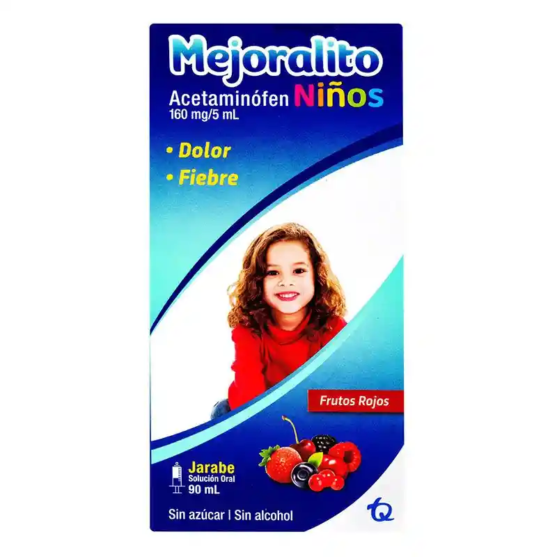 Mejoralito Jarabe para Niños con Sabor a Fresa (160 mg)