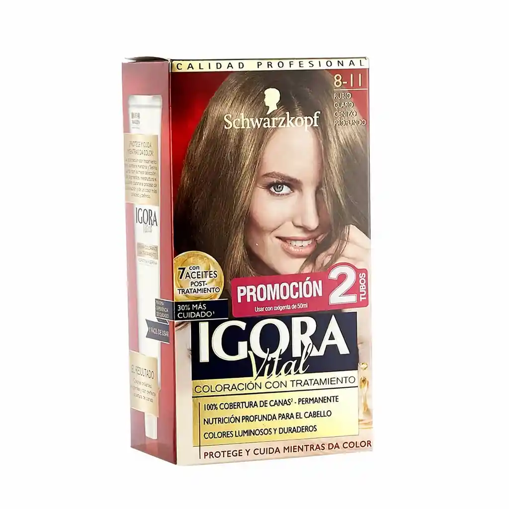 Igora Tinte Rubio Oro 8 11 Doble Tub Henk Tub