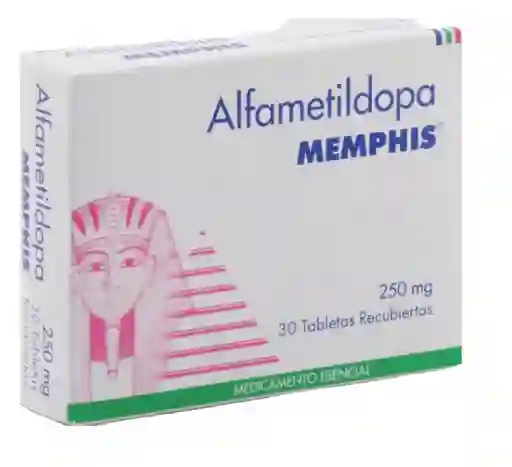 Memphis Alfametildopa 30 Tabletas 250 Mg