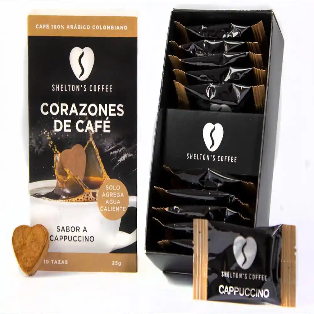 Sheltons Coffee Hearts Cappuccino Flavour