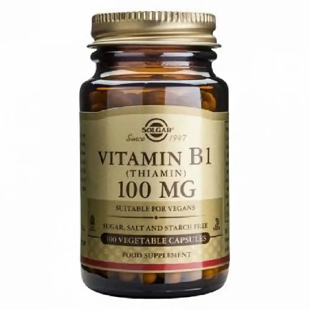 SOLGAR Vitamina B1 Suplemento Dietario 100 Mg