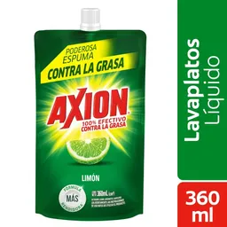Lavaplatos Liquido Axion Limon 360ml