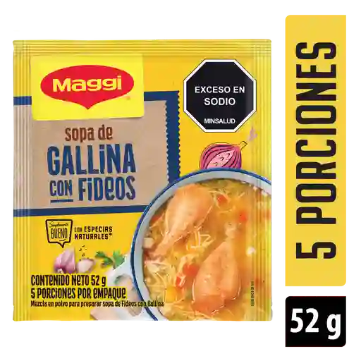 Sopa MAGGI Gallina con Fideos x 52g