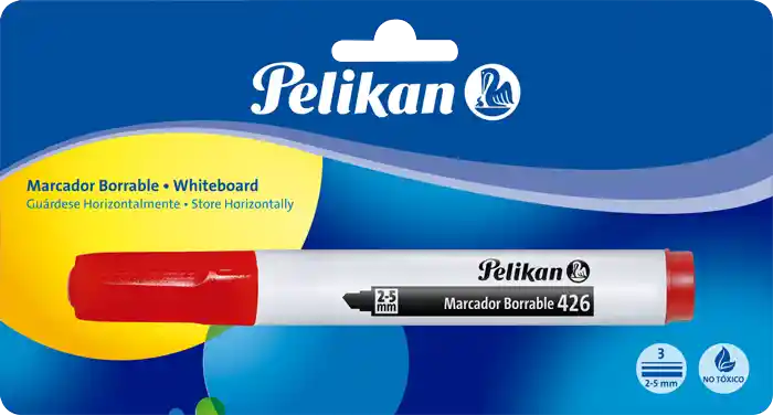 Pelikan Marcador Borrable Rojo X1u