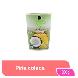 Yogur Entero Piña Colada Colanta Vaso X 200 g