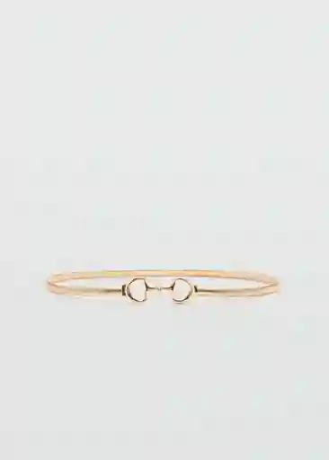 Cinturón Estribo1 Oro Talla M Mujer Mango