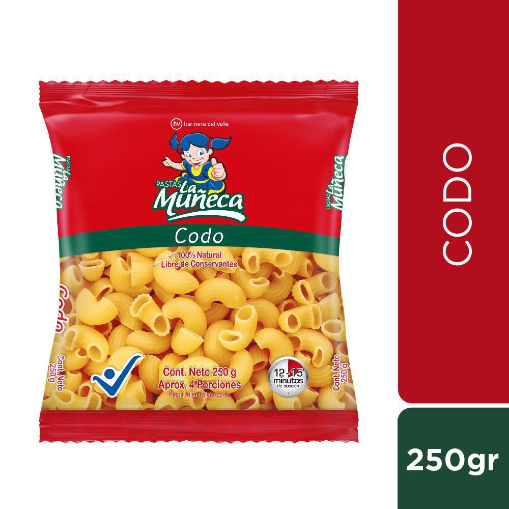 La Muñeca Pastas Codo 250 g