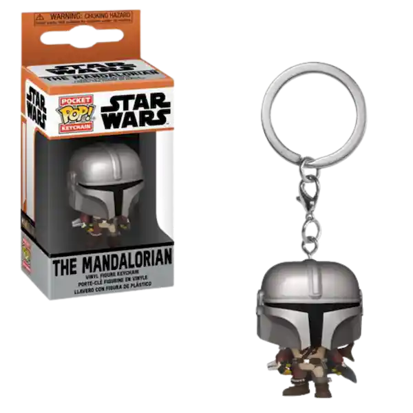 Funko Llavero Pop The Mandalorian Star Wars