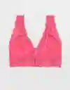 Top Bralette Aerie Rosado Talla Medium American Eagle