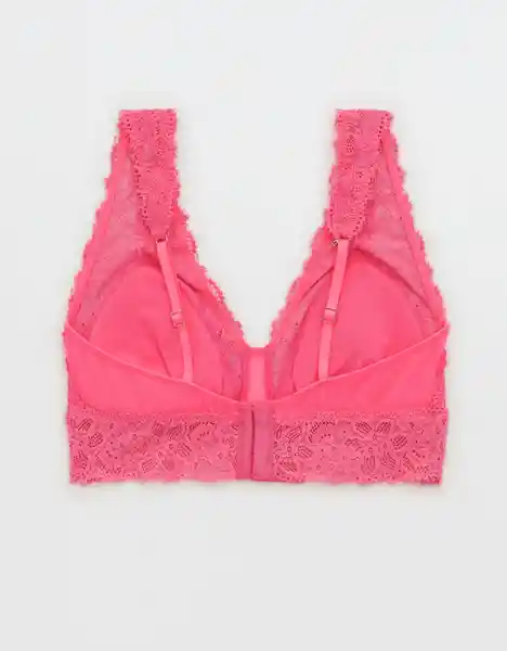 Top Bralette Aerie Rosado Talla Medium American Eagle