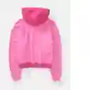 Buzo Mujer Rosa Claro Talla Small American Eagle