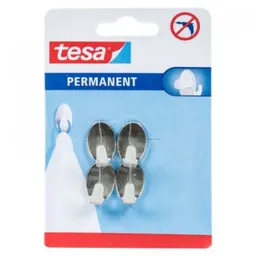 Tesa Set Gancho Adhesivo Metal 15685