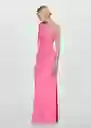 Vestido Lázaro Rosa Talla XS Mujer Mango