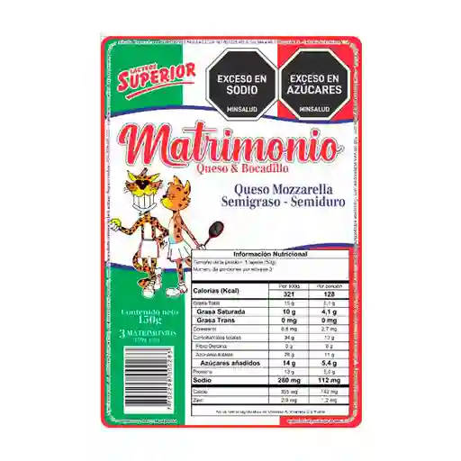 Matrimonio Superior Queso Bocadillox150grs