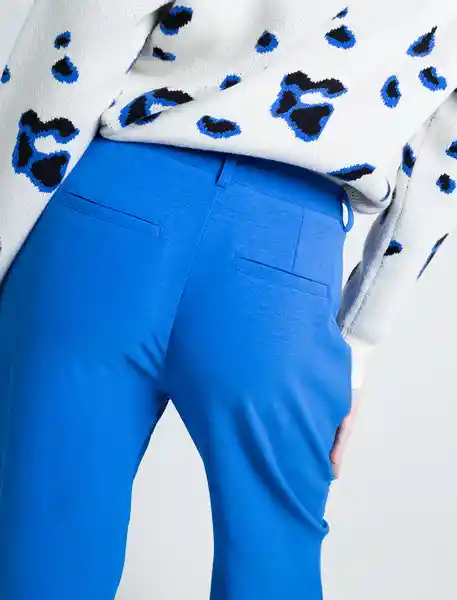 Pantalón Circe Azul Intenso Oscuro Talla 12 431F306 Naf Naf