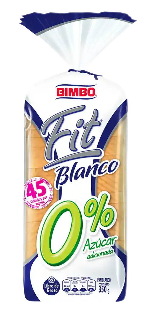 Bimbo Pan Fit Blanco
