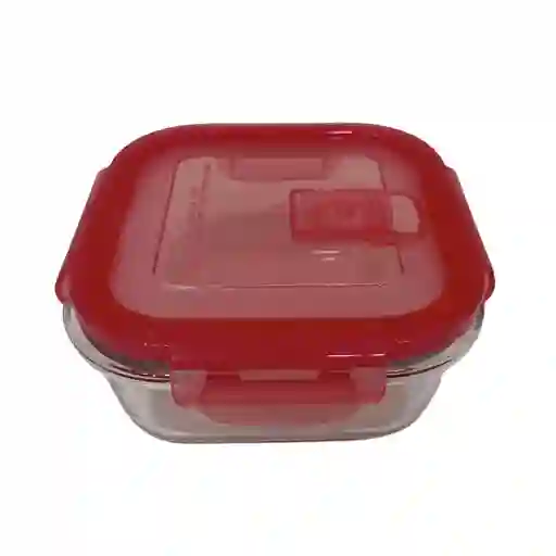 Contenedor Krea Hermetico Vidrio Cuadrado