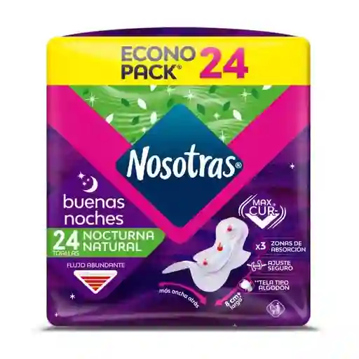 Nosotras Toalla Higiénica Natural Buenas Noches