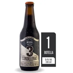 3 Cordilleras Cerveza Artesanal Negra