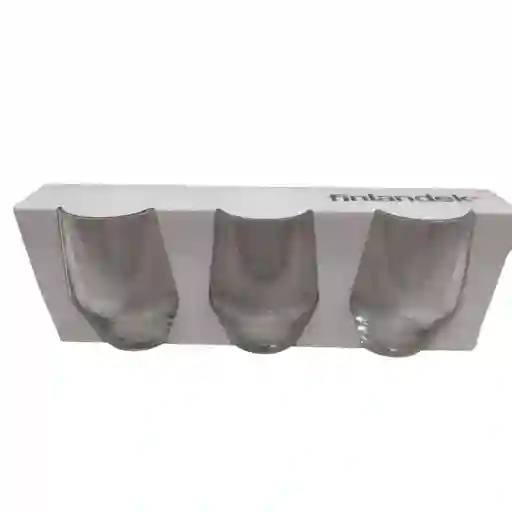 Set X 3 Vaso Largo Elle Finlandek Lvell370a