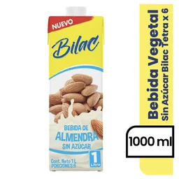 Bebida Vegetal Bilac de Almendras Sin Azucar (1000 Ml)