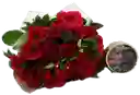 Flores Rosas Rojas X24Bouquet Frescas Y Dulces