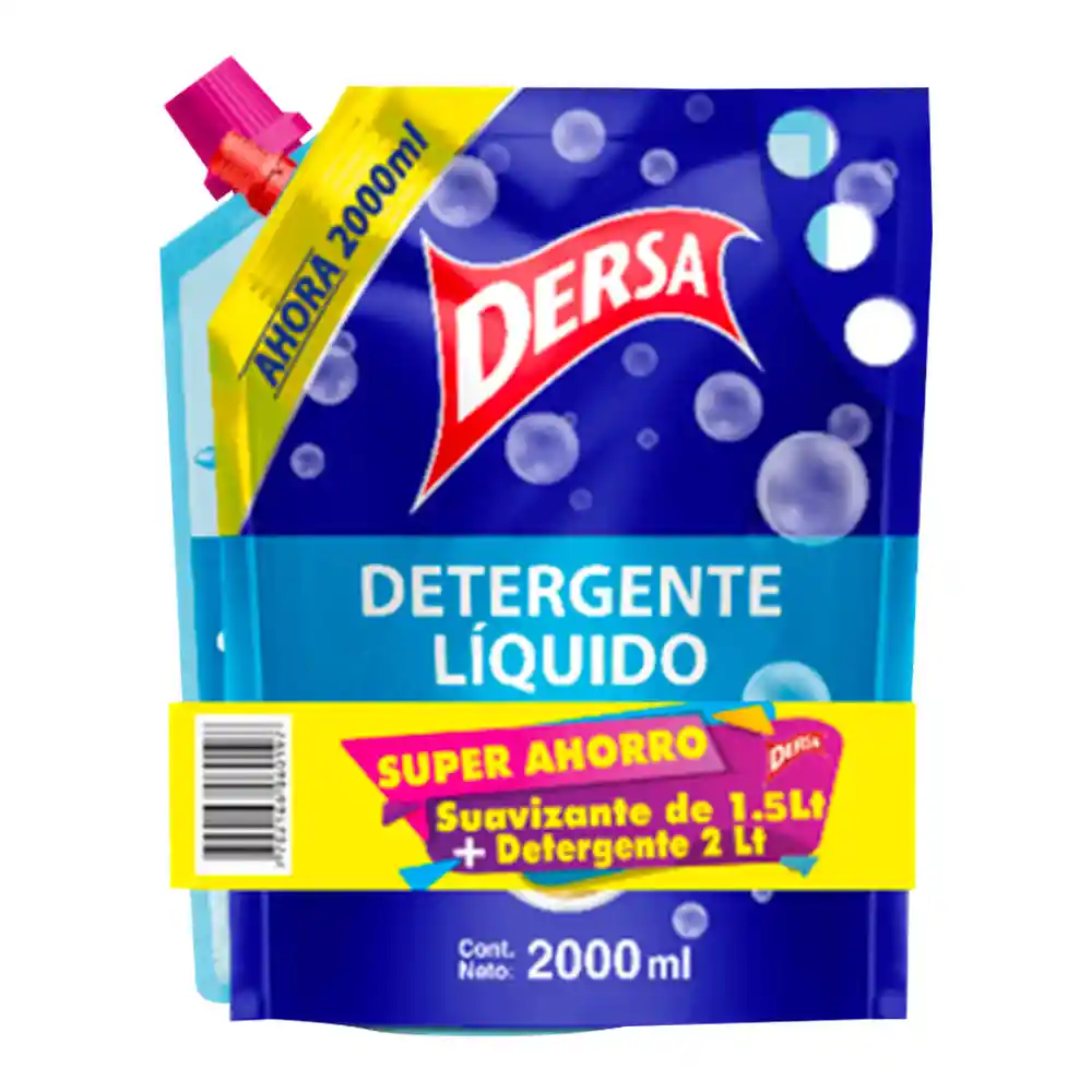 Dersa Detergente Líquido + Suavizante