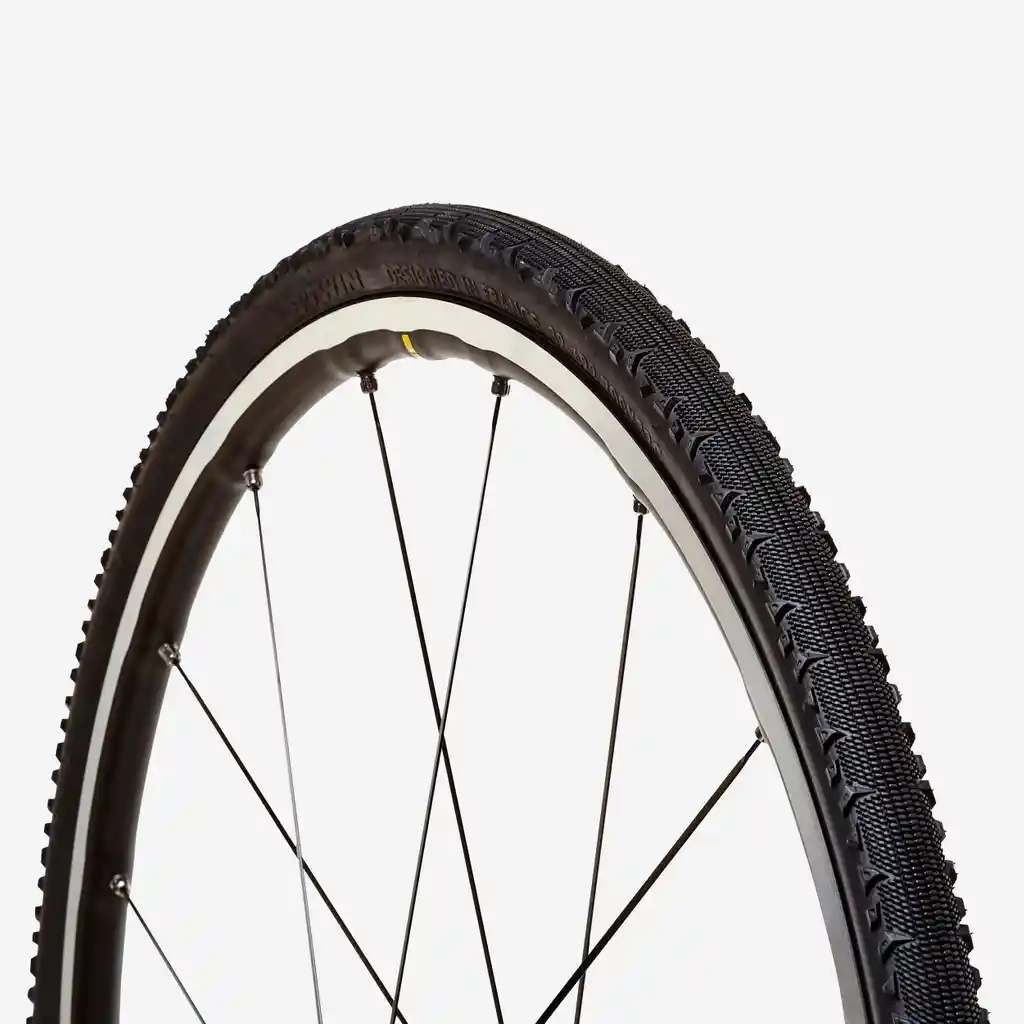 Llanta Gravel Light 700x38 Varilla Flexible Negro