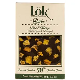 Lok Barra De Chocolate Bark De Pina Y Mango