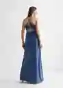 Vestido Charlize Azul Talla 21 Mango Teen Girl Mango