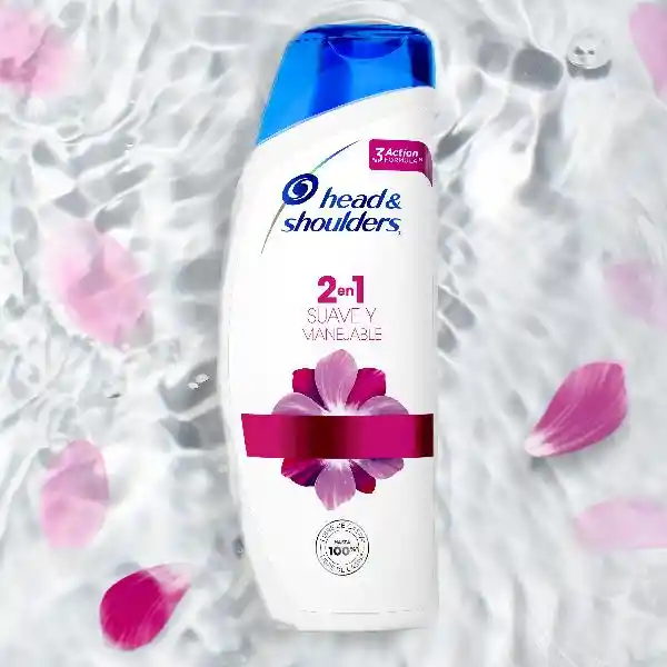 Head & Shoulders Shampoo 2 en 1 Caspa 375 mL + Shampoo 180 mL