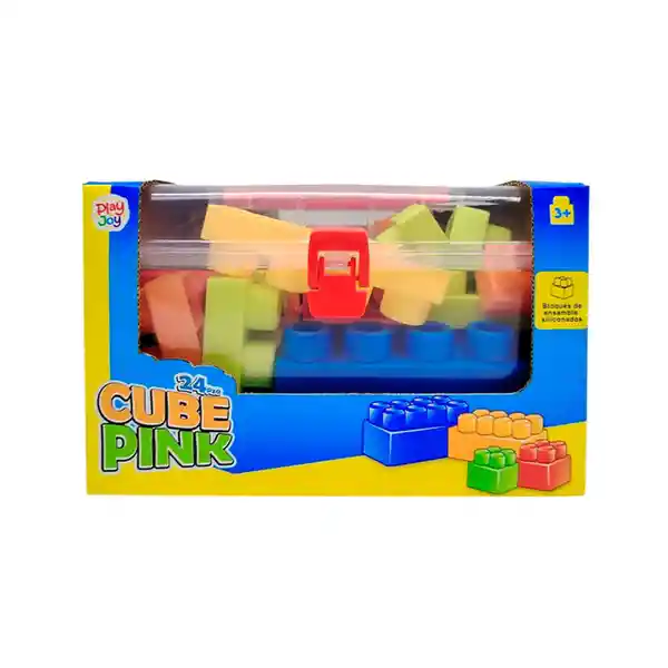 Play And Joy Set de Bloques Cubo Azul