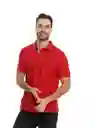 Camiseta Polo Para Hombre M - Rojo