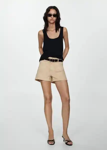 Short Clea Arena Talla 32 Mujer Mango