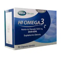 Hi Omega 3 Aceite de Pescado 1000 Mg Dha + Epa X
