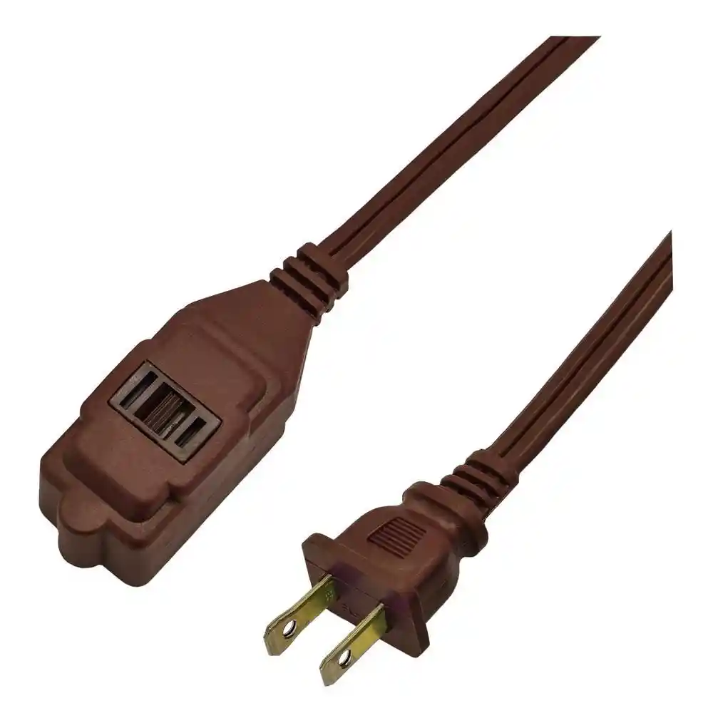 Extension Eléctrica Calibre 14 3 Salidas Café Ferrenovo Fn23403