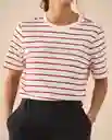 Camiseta Rojo Rio Oscuro Talla S 601G012 Esprit
