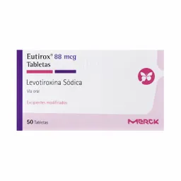 Eutirox (88 mcg) 50 Tabletas
