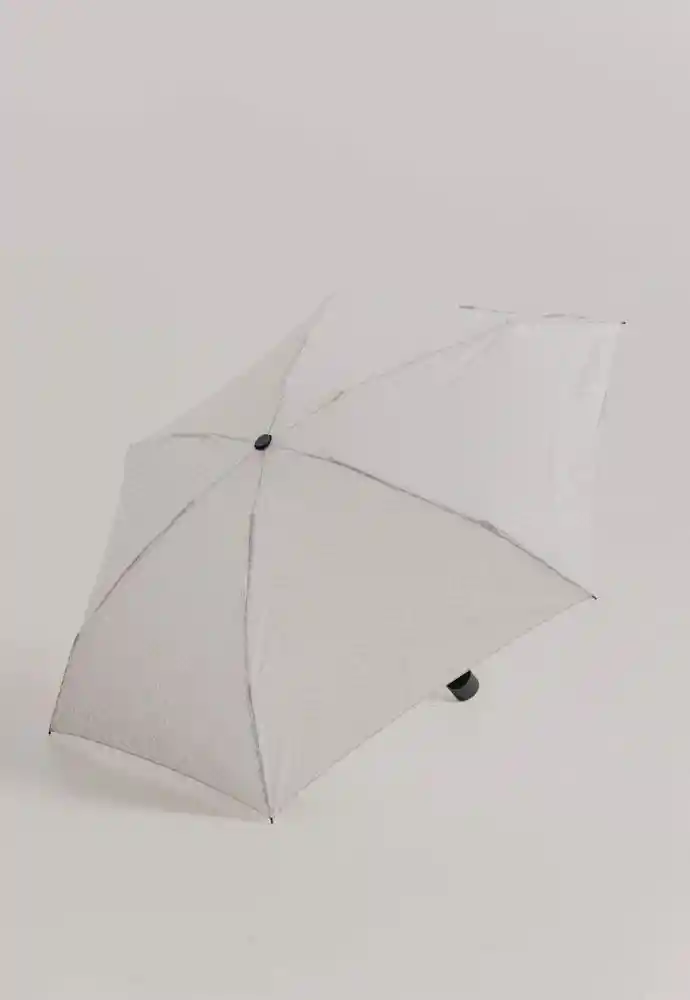 Sombrilla Estampada Gris/bco