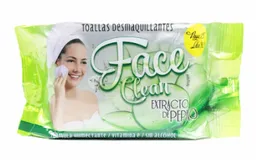 Face Clean Toallitas Desmaquilladoras Pepino