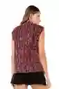 Chaleco Zebra Fucsia Para Mujer Tasha