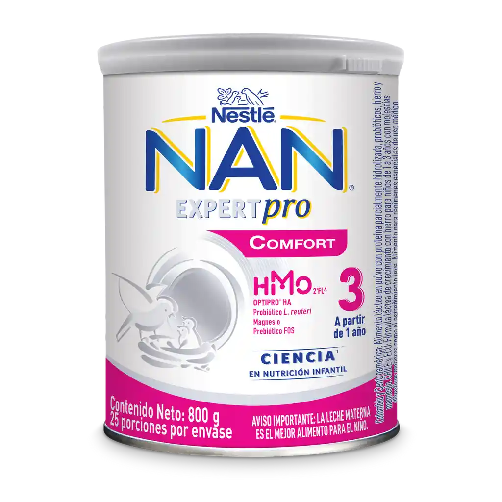 Alimento lácteo NAN COMFORT 3 x 800g