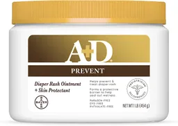 A+D  Prevent Crema Protectora Antipañalitis para Bebé  