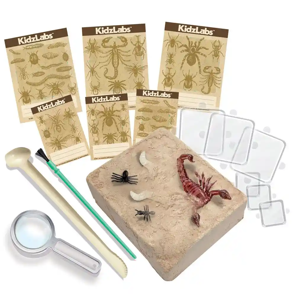 KidzLabs Kit de Excavación de Bichos Espeluznantes